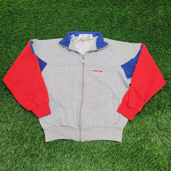 Vintage ADIDAS Cropped Track Jacket Womens M/L 20x22 Boxy - Picture 1 of 14